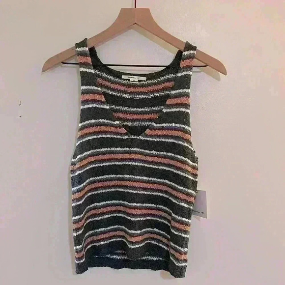 ONEILL | Montauk Stripe Sweater Tank - Picture 4 of 6